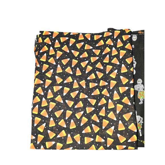 Halloween Fabric Lot Six Designs 1-3 Yards Each Cranston Print Works - Picture 2 of 7